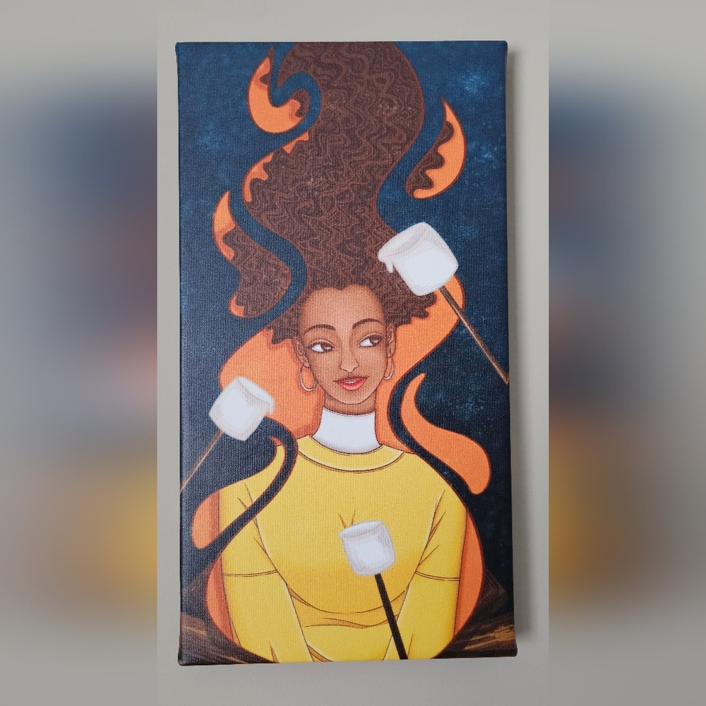 Digital artwork canvas